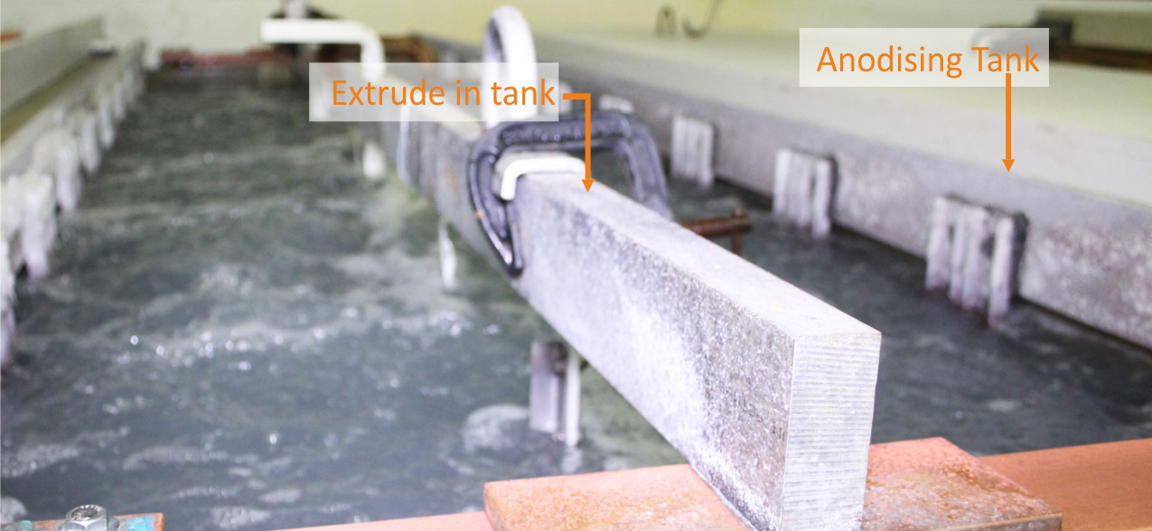 Saanvi Extrusions Pvt Ltd billet in furnace